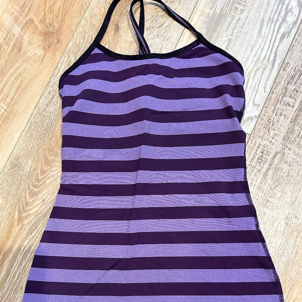Lululemon Purple Power Y Tank Top